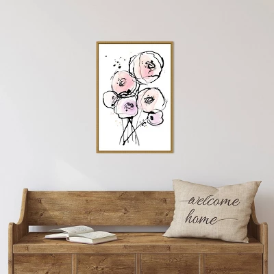 16" X 23" Pink Mod 2 By Lesia Binkin Framed Canvas Wall Art - Amanti Art 6 16" X 23" Pink Mod 2 By Lesia Binkin Framed Canvas Wall Art - Amanti Art - Image 4