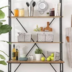 Design Imports Set Of 3 Rustic Bronze Chicken Wire Stone And White Gingham Check Liner Baskets -Lamps and Lighting Store GUEST 8e324e9e dd68 4424 8e7a 0a887c528f3a