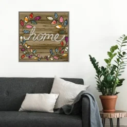 22" X 22" Love And Laughter IV By June Erica Vess Framed Canvas Wall Art Gray Wash - Amanti Art -Lamps and Lighting Store GUEST 8ed563e0 2331 4358 93d9 575caa9bf673