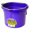 Little Giant P8FBPURPLE 2 Gallon All Purpose Heavy Duty Farm Flat Back Plastic Buckets For Supplies, Toys, Laundry, And Water, Purple, (6 Pack) -Lamps and Lighting Store GUEST 937a858b 6ff8 4583 ba53 53ea9ca2699c 1