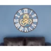 Metal Gear Wall Clock Brown - Olivia & May -Lamps and Lighting Store GUEST 95f5e0c4 d00a 46f0 bcd8 2a20a022a5c3