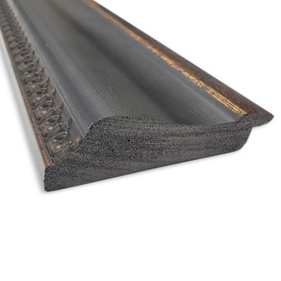 42" X 30" Non-Beveled Thomas Black Bronze Wall Mirror - Amanti Art 3 42" X 30" Non-Beveled Thomas Black Bronze Wall Mirror - Amanti Art