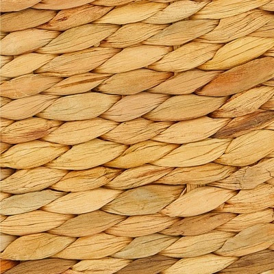 MDesign Hyacinth Rice Weave Toilet Tank Bathroom Storage Basket Bin 6 MDesign Hyacinth Rice Weave Toilet Tank Bathroom Storage Basket Bin - Image 4