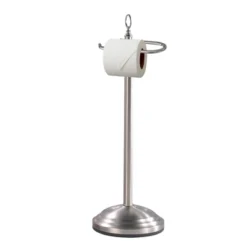 Freestanding Toilet Tissue Holder Brushed Nickel - Nu Steel -Lamps and Lighting Store GUEST 964317b3 6790 44e3 b517 9f5f856f0ca6