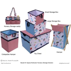 Bacati - Space Multicolor Boys Cotton Storage Box Small 11 Bacati - Space Multicolor Boys Cotton Storage Box Small -Lamps and Lighting Store GUEST 9684e60d e48d 4790 b85f 68700137a567