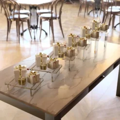 Azar Displays Clear Acrylic 22"W X 10"D X 3"H 1/2" Thick Deluxe Riser W/ Bumpers -Lamps and Lighting Store GUEST 998c9c6a 6f5e 4fa6 95dc ca7f27da613c