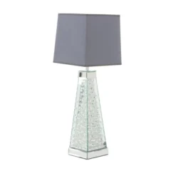 Contemporary Glass Mirrored Table Lamp Silver - Olivia & May 23 Contemporary Glass Mirrored Table Lamp Silver - Olivia & May -Lamps and Lighting Store GUEST 9b933cbd 47bb 414b b505 01e94ce36eec