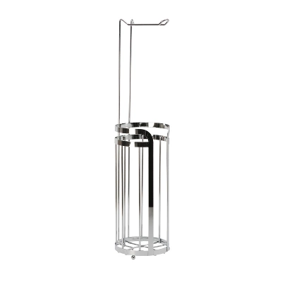 Mod Freestanding Toilet Tissue Holder Chrome - Bath Bliss 3 Mod Freestanding Toilet Tissue Holder Chrome - Bath Bliss