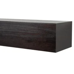 Modern Ember Boone Wood Fireplace Mantel Shelf With Tall Boxed Design -Lamps and Lighting Store GUEST 9c7ee0be dd08 4c63 8450 28f24b5143ad