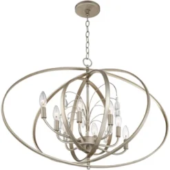 Possini Euro Design Tiller Champagne Satin Silver Pendant Chandelier 31 1/2" Wide Modern Open Orb Frame 8-Light Fixture For Dining Room Kitchen Island 15 Possini Euro Design Tiller Champagne Satin Silver Pendant Chandelier 31 1/2" Wide Modern Open Orb Frame 8-Light Fixture For Dining Room Kitchen Island -Lamps and Lighting Store GUEST 9d5b4c51 6b5a 4c0b b666 fe134fd23059