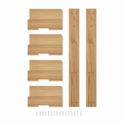 33" X 11.8" Alvar Corner 4 Tier Floating Ledge Column Wall Shelf - Danya B. -Lamps and Lighting Store GUEST 9ea42c07 3d51 4360 bc10 5ca3a8a55a3b