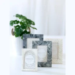 Mansour Studded 4X6 Picture Frame - Gray - Shiraleah -Lamps and Lighting Store GUEST a01f3271 eb4d 4fc9 bb05 2bf0668de97d