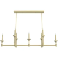 7-Light Briargrove Linear Chandelier - Hunter Fan 13 7-Light Briargrove Linear Chandelier - Hunter Fan -Lamps and Lighting Store GUEST a12f01d9 1f87 4de9 a239 00f226653597