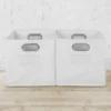Niche Cubo 2pk Foldable Fabric Storage Bin With Label Holder White 1 Niche Cubo 2pk Foldable Fabric Storage Bin With Label Holder White -Lamps and Lighting Store GUEST a240037b abc6 4f89 bcd9 0f53c60a63f9