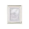 Lawrence Frames 4x5 Metal Picture Frame Silver-Plate With Delicate Beading 510745