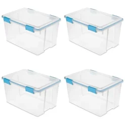 Sterilite 54 Quart Clear Plastic Stackable Storage Container Box Bin With Air Tight Gasket Seal Latching Lid Long Term Organizing Solution 14 Sterilite 54 Quart Clear Plastic Stackable Storage Container Box Bin With Air Tight Gasket Seal Latching Lid Long Term Organizing Solution -Lamps and Lighting Store GUEST a7a8d0d1 32c0 4213 97f6 439b421ae932