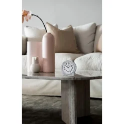 Seiko 5" Everett Alarm Clock, Silver -Lamps and Lighting Store GUEST a7be28cb f277 4bce aa0d f83943989896