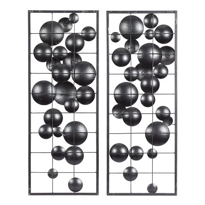 Set Of 2 Metal Geometric Overlapping Round Cutouts Wall Decors - Olivia & May 5 Set Of 2 Metal Geometric Overlapping Round Cutouts Wall Decors - Olivia & May - Image 3