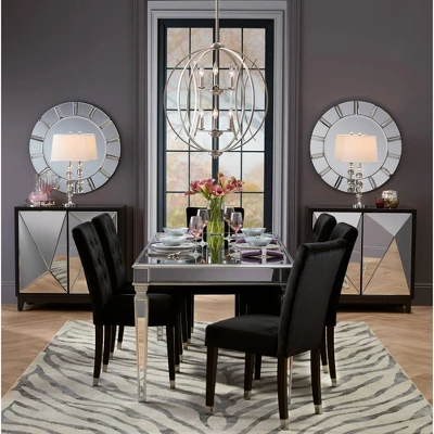 Possini Euro Design Spherical Brushed Nickel Large Chandelier 24" Wide Modern 6-Light Fixture For Dining Room House Foyer Kitchen Island Entryway Home 9 Possini Euro Design Spherical Brushed Nickel Large Chandelier 24" Wide Modern 6-Light Fixture For Dining Room House Foyer Kitchen Island Entryway Home - Image 7