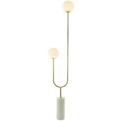 2-Light 73" X 16" Marble Orb Floor Lamp With Marble Base - Olivia & May 17 2-Light 73" X 16" Marble Orb Floor Lamp With Marble Base - Olivia & May -Lamps and Lighting Store GUEST ad5d5d27 9467 4fa3 a184 ec4eb6ea7650
