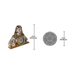 Design Toscano Temple Of Heliopolis: Egyptian Mantel Clock Statue -Lamps and Lighting Store GUEST ae45b47d bb64 4919 802c c5b55fc0f2db