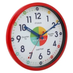 Analog 12" Quartz Accurate Time Teacher With Quiet Sweep Movement Wall Clock - Westclox -Lamps and Lighting Store GUEST ae774f8e 5892 4757 ac8a 92d9046be74e