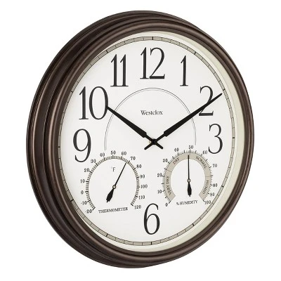 20" Indoor And Outdoor Wall Clock - Westclox 5 20" Indoor And Outdoor Wall Clock - Westclox - Image 3