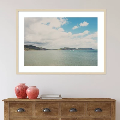 42" X 30" The Beautiful English Channel By Laura Evans Framed Wall Art Print Light Brown - Amanti Art 8 42" X 30" The Beautiful English Channel By Laura Evans Framed Wall Art Print Light Brown - Amanti Art - Image 6