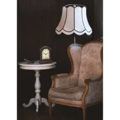 9" Tabletop Clock Antique Brown - Infinity Instruments -Lamps and Lighting Store GUEST b325b616 39ba 4730 b13d 88b59a1cfe5b