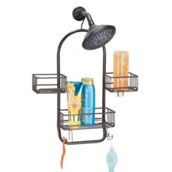 MDesign Metal Large Bath Tub & Shower Caddy, Hanging Storage Organizer 19 MDesign Metal Large Bath Tub & Shower Caddy, Hanging Storage Organizer -Lamps and Lighting Store GUEST b42e0bb6 3ea6 4824 9dee 4961cea4ce82