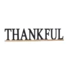 Wood Sign Thankful Wall Decor Black - Olivia & May