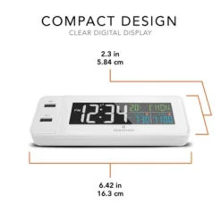 Marathon Hotel Collection LED Colour Display Fast Dual USB Charging Alarm Clock 14 Marathon Hotel Collection LED Colour Display Fast Dual USB Charging Alarm Clock -Lamps and Lighting Store GUEST b4cd25d8 5d5a 4e5d 98a6 561f489772d8