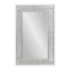 20" X 29.7" Deely Rectangle Wall Mirror White - Kate & Laurel All Things Decor