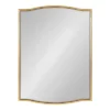 17" X 24" Sedelle Decorative Framed Wall Mirror Gold - Kate & Laurel All Things Decor