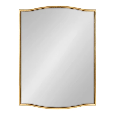 17" X 24" Sedelle Decorative Framed Wall Mirror Gold - Kate & Laurel All Things Decor 3 17" X 24" Sedelle Decorative Framed Wall Mirror Gold - Kate & Laurel All Things Decor