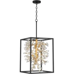 Possini Euro Design Carrine Black Gold Pendant Chandelier 15 1/4" Wide Modern Clear Crystal 4-Light Fixture For Dining Room House Foyer Kitchen Island 14 Possini Euro Design Carrine Black Gold Pendant Chandelier 15 1/4" Wide Modern Clear Crystal 4-Light Fixture For Dining Room House Foyer Kitchen Island -Lamps and Lighting Store GUEST b735d13c 1eec 4f19 9423 8a87f77cc1fd