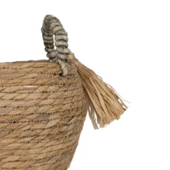 Brown Basket Woven Seagrass & Corn Husk By Foreside Home & Garden -Lamps and Lighting Store GUEST b796daa1 5534 444c bbe9 930839710a36