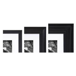 8pc Odessa Frame Box Set Black - Kate & Laurel All Things Decor -Lamps and Lighting Store GUEST b7989518 7903 4720 8d51 f38efd308610
