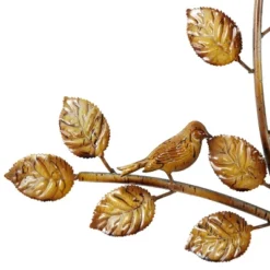 Traditional Metal Tree Indoor Outdoor Wall Decor With Leaves Brown - Olivia & May -Lamps and Lighting Store GUEST b982fd49 e074 4b53 b3ef b26c22312eb3