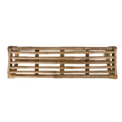 Brown Cane Wall Shelf By Foreside Home & Garden -Lamps and Lighting Store GUEST b9d57325 17e3 409b bc27 ebf5520916fd