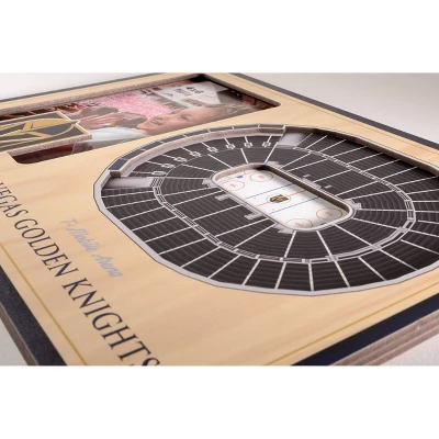 NHL Vegas Golden Knights 4"x6" 3D StadiumViews Picture Frame 4 NHL Vegas Golden Knights 4"x6" 3D StadiumViews Picture Frame - Image 2