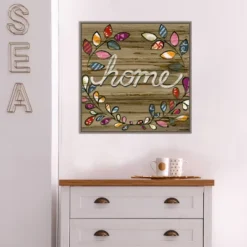 22" X 22" Love And Laughter IV By June Erica Vess Framed Canvas Wall Art Gray Wash - Amanti Art -Lamps and Lighting Store GUEST bac8f990 3c2f 4a36 954a 3d7d405b40cc