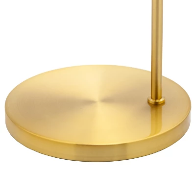 63" Kyra Pillar Shade Floor Lamp Gold - River Of Goods 10 63" Kyra Pillar Shade Floor Lamp Gold - River Of Goods - Image 8