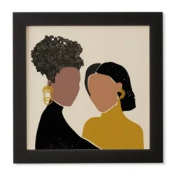 Domonique Brown Black Love No. 1 Framed Wall Art Black - Deny Designs -Lamps and Lighting Store GUEST bc2e71f4 9a3e 4bb6 938f 21785a14bc56