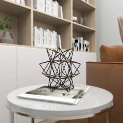 Modern Reflections Iron Geodesic Decorative Star (7") - Olivia & May 30 Modern Reflections Iron Geodesic Decorative Star (7") - Olivia & May -Lamps and Lighting Store GUEST be093202 426e 484c 8b65 b897b13ca270