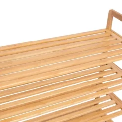 BirdRock Home Free Standing Bamboo Shoe Rack - 6-Tier -Lamps and Lighting Store GUEST be1b1423 39fc 4b7c a33c c0bcab336dad