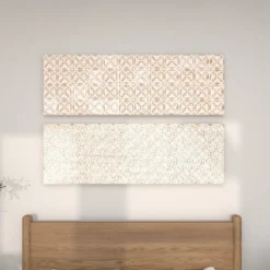 Set Of 2 Wooden Geometric Intricately Carved Wall Decors White - Olivia & May 20 Set Of 2 Wooden Geometric Intricately Carved Wall Decors White - Olivia & May -Lamps and Lighting Store GUEST be258076 a1c1 4fef bebb 54eb8fba93e0