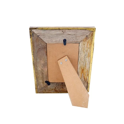 4 X 6 Inch Decorative Distressed Hammered Brass Metal Picture Frame - Foreside Home & Garden 3 4 X 6 Inch Decorative Distressed Hammered Brass Metal Picture Frame - Foreside Home & Garden