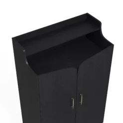 Tamworth Double Door Shoe Cabinet Black - MiBasics -Lamps and Lighting Store GUEST bfb7da3d 3131 4f72 838d 996000e616fc