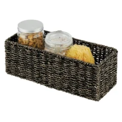 MDesign Natural Woven Bathroom Storage Organizer Basket -Lamps and Lighting Store GUEST c00e232b 9384 4855 ae9e 5747dc541970